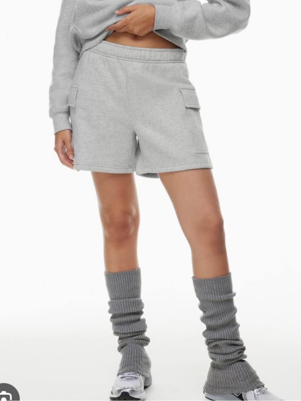 TNA Cozy Fleece Mega Cargo Shorts